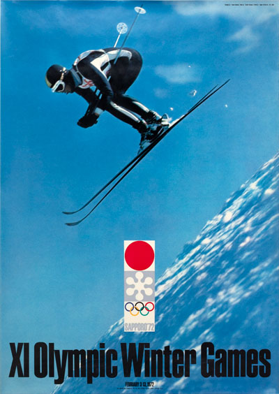 Original vintage poster: Sapporo 1972 - XI Winter Olympic Games - Alpine